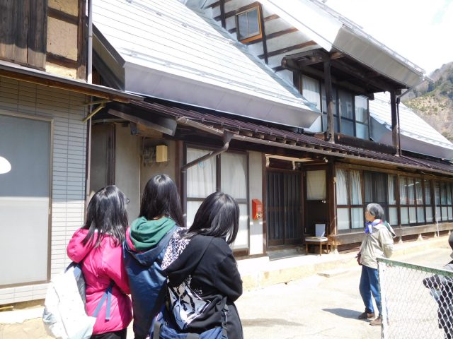甲州市上条集落の見学